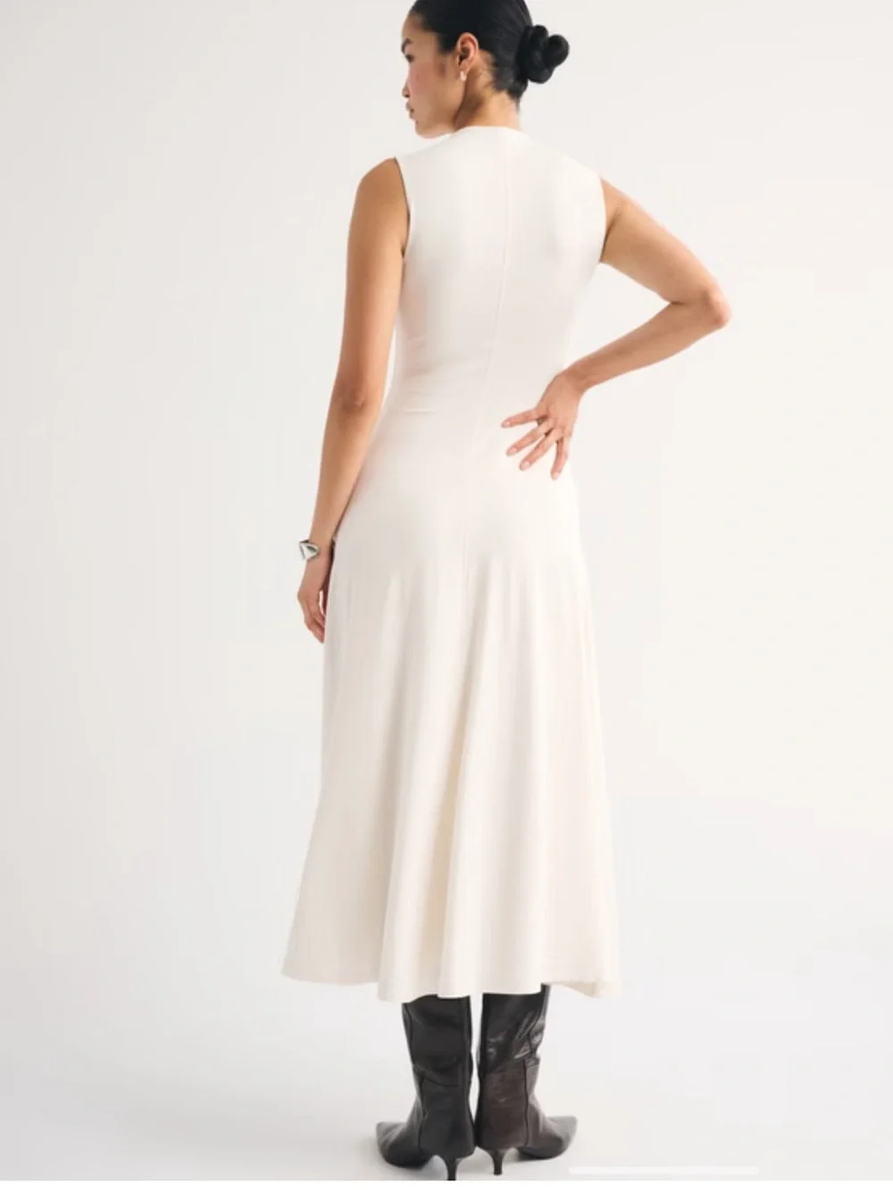 Abercrombie & Fitch Mockneck Knit Maxi Dress